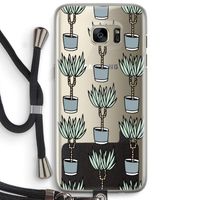 Boompje: Samsung Galaxy S7 Edge Transparant Hoesje met koord