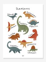 Poster dinosaurus sunny LILIPINSO bruin