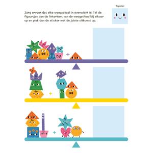 Deltas Ik leer rekenen met stickers (6-7 j.)