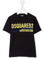 DSQUARED2 KIDS t-shirt à logo imprimé - Noir