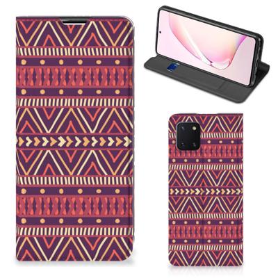 Samsung Galaxy Note 10 Lite | Hoesje met Magneet | Aztec Paars