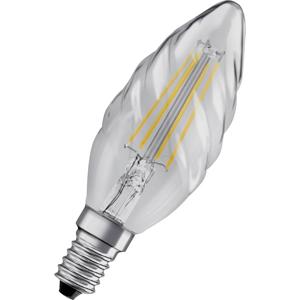 OSRAM HOMELIGHTING 4058075434202 LED-lamp Energielabel E (A - G) E14 Kaars gedraaid 4 W = 40 W Warmwit (Ø x l) 35 mm x 100 mm 1 stuk(s)