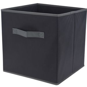 Kast opberg/opruim mand - antraciet grijs - 30 x 30 x 30 cm