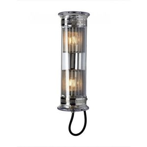 DCW Editions In The Tube 100-350 Wandlamp - Zilver -  Zilveren mesh - Transparante stop