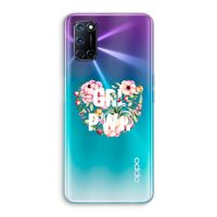 GRL PWR Flower: Oppo A72 Transparant Hoesje