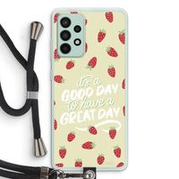 Don't forget to have a great day: Samsung Galaxy A52s 5G Transparant Hoesje met koord
