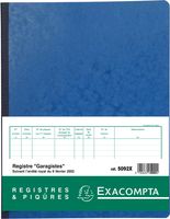 Exacompta register garagist en pomphouder, Franstalig - thumbnail