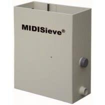 MidiSieve Zeefbochtfilter 300 Micron - Compacte Vijverwaterfilter voor Kristalhelder Water