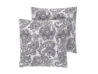 LIVARNO Set van 2 satijnen kussenslopen 50 x 60 cm (Print)