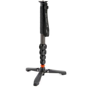 3 Legged Thing Legends Alana Carbon Fibre Monopod with Docz foot stabiliser, darkness