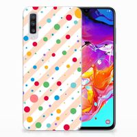 Samsung Galaxy A70 TPU bumper Dots - thumbnail