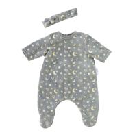 Corolle poppen pyjama en hoofdband, 30cm - glow in the dark