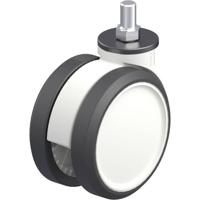 Blickle LKDG-PUA 100G Kunststof dubbel zwenkwiel Wieldiameter: 100 mm Draagvermogen (max.): 110 kg 1 stuk(s)