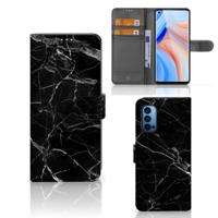 OPPO Reno 4 Pro 5G | Bookcase | Marmer Zwart - Origineel Cadeau Vader