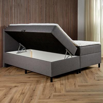 Boxspring Met Opbergruimte Billy 180x200 Cm Hoofdbord Stroken Met Opbergruimte Dekbed Discounter - Dekbed-Discounter.nl