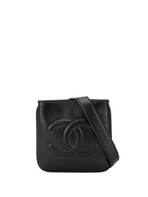 CHANEL Pre-Owned sac banane à logo - Noir