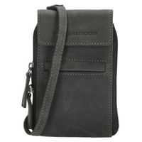 Hide & Stitches Telefoontasje/Heuptasje/Schoudertasje Idaho Zwart - thumbnail