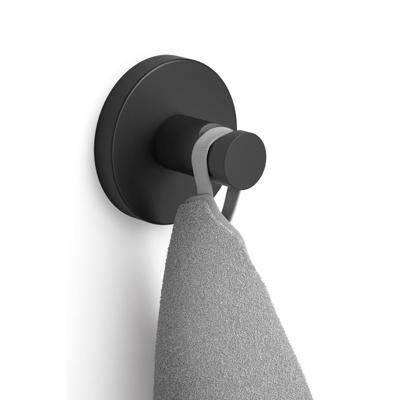 Zack SCALA Handdoekhaak - 6x5cm - enkel - zwart 40854