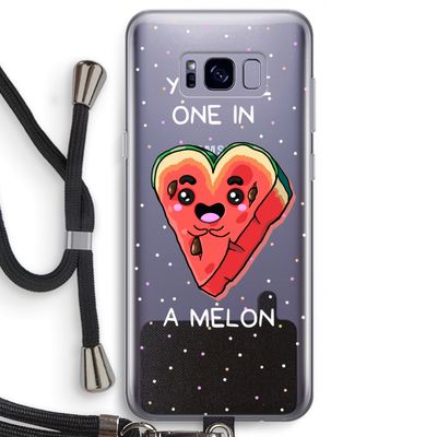 One In A Melon: Samsung Galaxy S8 Transparant Hoesje met koord