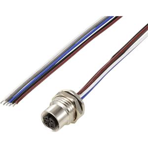 TRU COMPONENTS TC-12833068 Sensor/actuator inbouwbus M12 Aantal polen (sensoren): 5 Bus, inbouw 0.5 m 1 stuk(s)