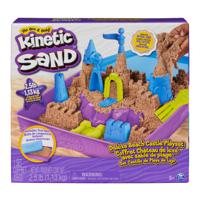 Kinetic Sand - Zandkasteel-speelset met 1,13 kg strandzand inclusief vormen en gereedschap - Sensorisch speelgoed