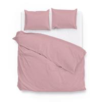 Dekbedovertrek Katoen Satijn Satinado Shady Pink Effen 240x200 Cm Verkoelend Zo!Home - Dekbed-Discounter.nl