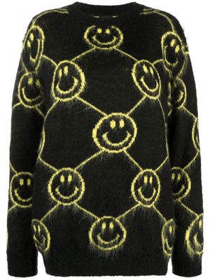 Joshua Sanders pull en maille intarsia - Noir