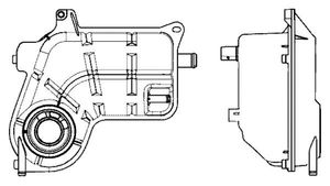 Expansietank, koelvloeistof CRT25000S