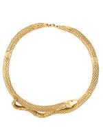 Aurelie Bidermann collier serpent "Tao" - Métallisé