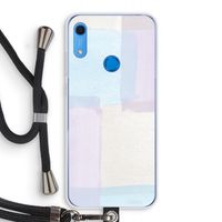 Square pastel: Huawei Y6s Transparant Hoesje met koord