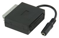 Valueline VLVP31930B02 kabeladapter/verloopstukje Scart + 3.5mm Scart Zwart