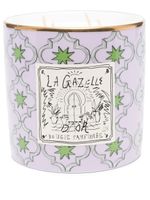 GINORI 1735 bougie La Gazelle (1379 g) - Violet - thumbnail