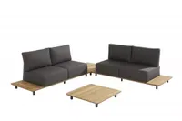 Legend Zwevende Salontafel Teak 85 x 85 x 15 cm