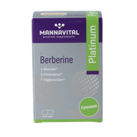 Mannavital Berberine platinum 60 Vegetarische capsules