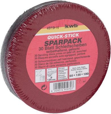 Schuurschijf klit 125 25st - Kwb