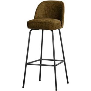 BePureHome Vogue Barkruk H 103 cm - Polyester - Brass