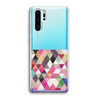 Gekleurde driehoekjes: Huawei P30 Pro Transparant Hoesje