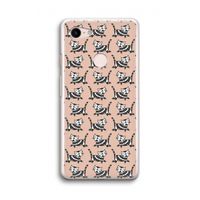 Zwarte poes: Google Pixel 3 Transparant Hoesje