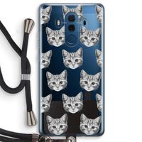 Kitten: Huawei Mate 10 Pro Transparant Hoesje met koord