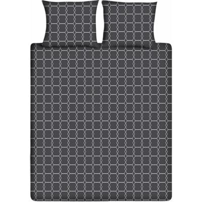 Ten Cate Katoenen Lits-Jumeaux Dekbedovertrek 240x220/220 cm Antraciet