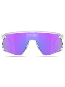 Oakley lunettes de soleil BXTR à verres miroirs - Blanc