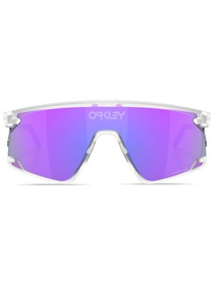 Oakley lunettes de soleil BXTR à verres miroirs - Blanc