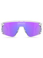 Oakley lunettes de soleil BXTR à verres miroirs - Blanc