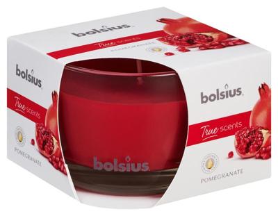 Bolsius True Scents geurglas 63/90 pomegranate