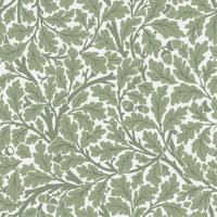 Dutch Wallcoverings Hidden Treasures - Oak Tree Wit/Grn