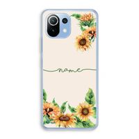 Zonnebloemen: Xiaomi Mi 11 Lite Transparant Hoesje
