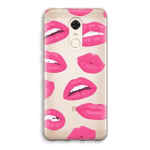 Bite my lip: Xiaomi Redmi 5 Transparant Hoesje