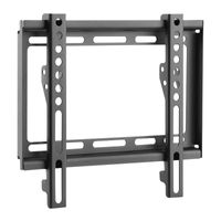 LogiLink BP0034 tv-bevestiging 106,7 cm (42") Zwart, Roestvrijstaal - thumbnail