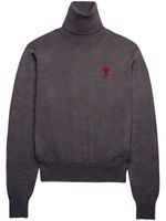 AMI Paris pull Ami De Coeur en laine - Gris