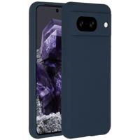 Accezz Liquid Silicone Backcover Google Pixel 8 Telefoonhoesje Blauw